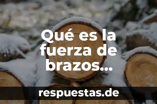 Qué es un faltante de caja concepto 7 Qué es la fuerza de brazos concepto de físico