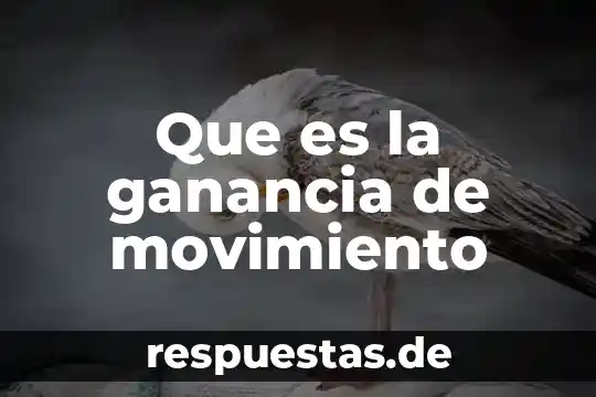 Que es el movimiento violento 3 Que es la ganancia de movimiento