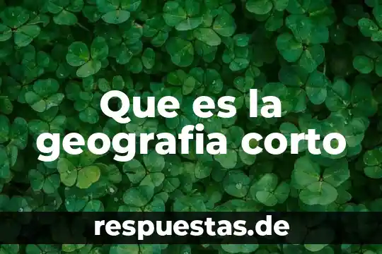 Qué es etnia concepto corto 7 Que es la geografia corto