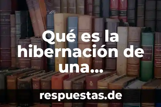 Qué es un icono en una computadora 8 Qué es la hibernación de una computadora