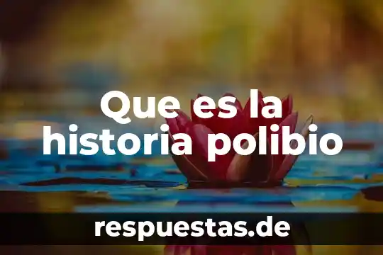 Que es la historia camargo2012 6 Que es la historia polibio