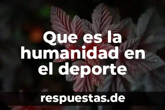 Que es la electricidad para la humanidad 7 Que es la humanidad en el deporte