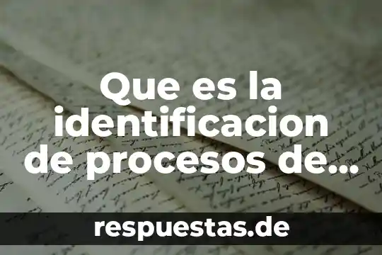 Número de identificación oficial que es 3 Que es la identificacion de procesos de sintesis alcoholes