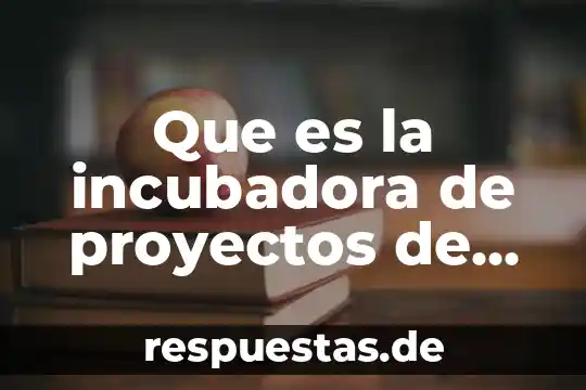 Que es la evaluación de proyectos en la ingeniería 5 Que es la incubadora de proyectos de emprende credito