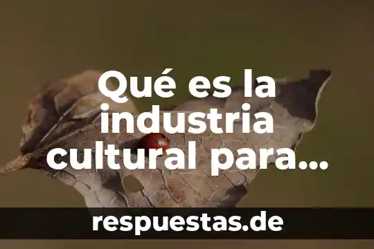 ¿Qué es mejor Umarex Tr50 o Walter PPQ M2? 6 Qué es la industria cultural para Walter Benjamin