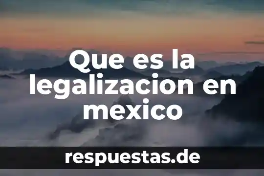 Qué es justicia administrativa en México 3 Que es la legalizacion en mexico