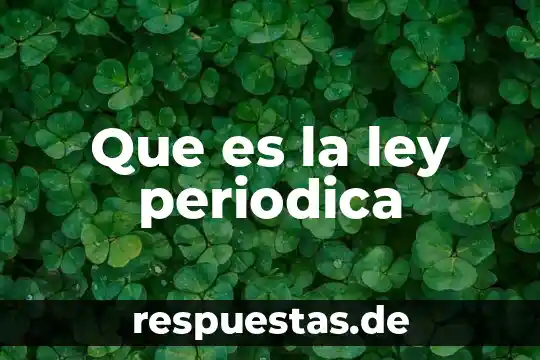 Que es la estructura cristalina en la tabla periodica 8 Que es la ley periodica