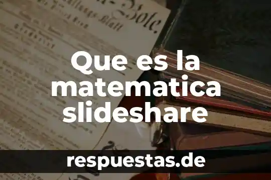 Qué es la cultura autointegrador 4 Que es la matematica slideshare