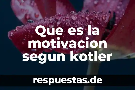 Que es y en que consiste el movimiento acreedor 7 Que es la motivacion segun kotler