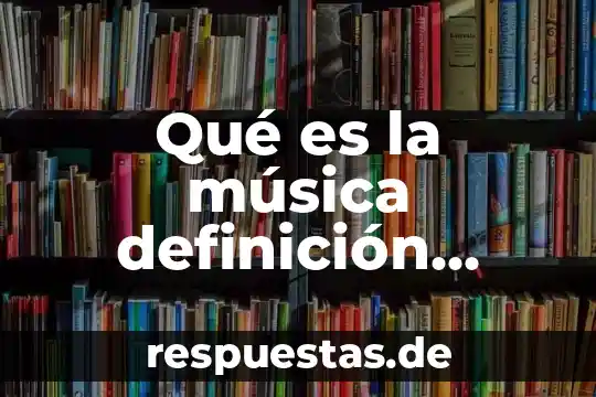 Qué es rip en música 5 Qué es la música definición artística