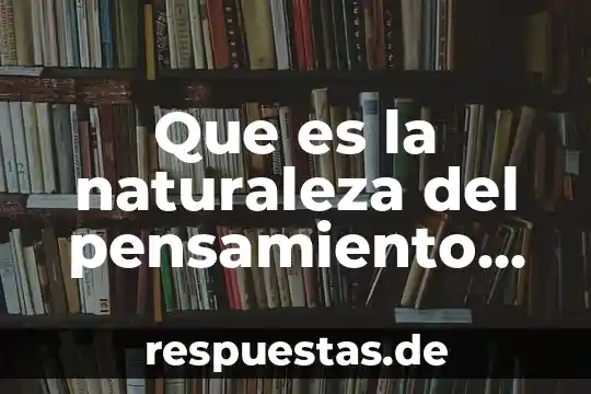 Qué es diagnostico de necesidades sociales yahoo 6 Que es la naturaleza del pensamiento yahoo