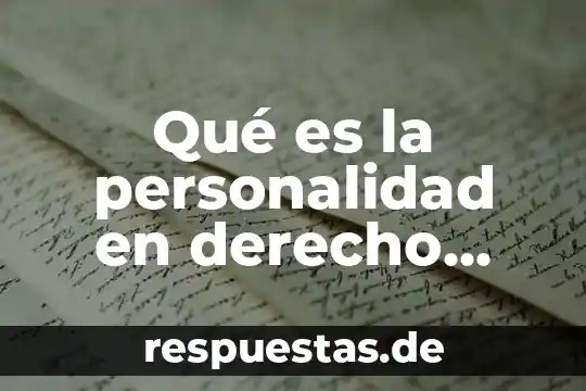 Que es la condemnation en derecho romano 3 Qué es la personalidad en derecho romano
