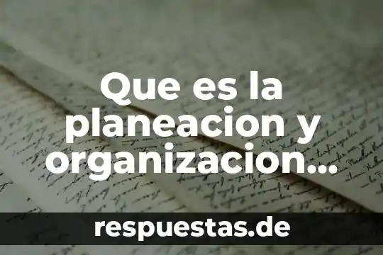 Que es explicacion organizacion del pensamiento prezi 5 Que es la planeacion y organizacion de tecnicas