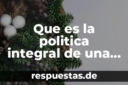 Investigar qué es la política en la historia 3 Que es la politica integral de una empresa