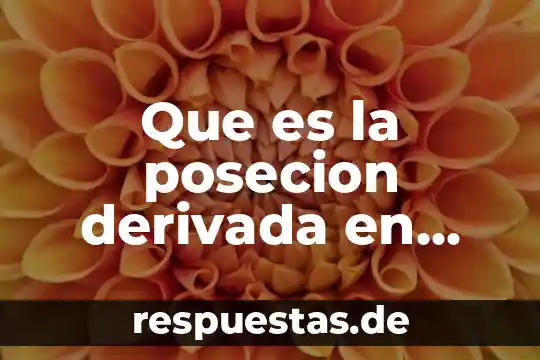 Que es conocimiento resumen corto 4 Que es la posecion derivada en codigo civil
