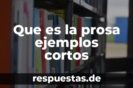 Que es el sistema de nombre de dominio ejemplos 8 Que es la prosa ejemplos cortos