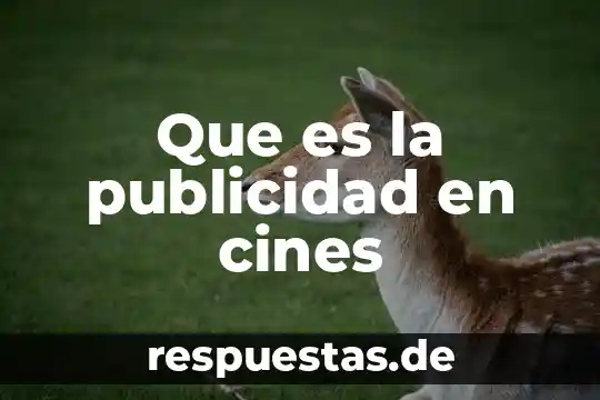 Que es lapublicidad segun ellibro defundamentos de la publicidad 3 Que es la publicidad en cines