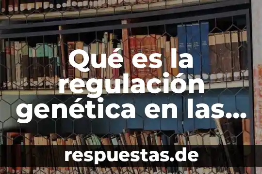 Qué es la regulación genética en las células superiores