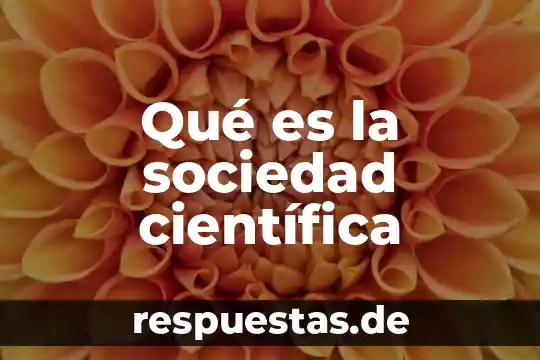 Que es el logo de una revista de dibulgacion cientifica 8 Qué es la sociedad científica