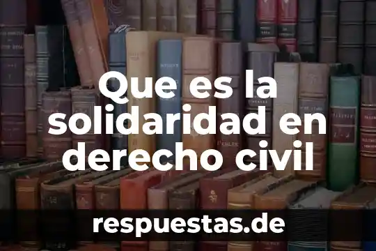 Qué es la sociedad civil deontología 3 Que es la solidaridad en derecho civil