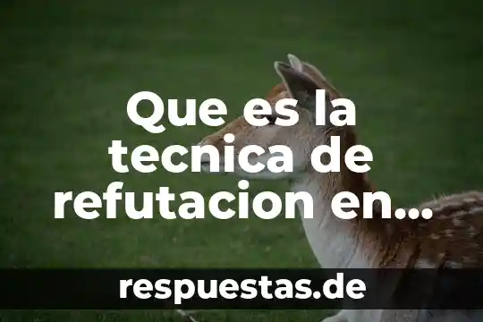 Que es la psicoterapia y que es la psicología 5 Que es la tecnica de refutacion en psicologia en redes