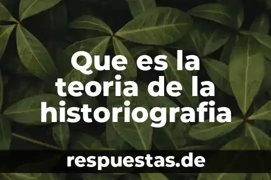 Qué es la teoría de la homeostasis 6 Que es la teoria de la historiografia