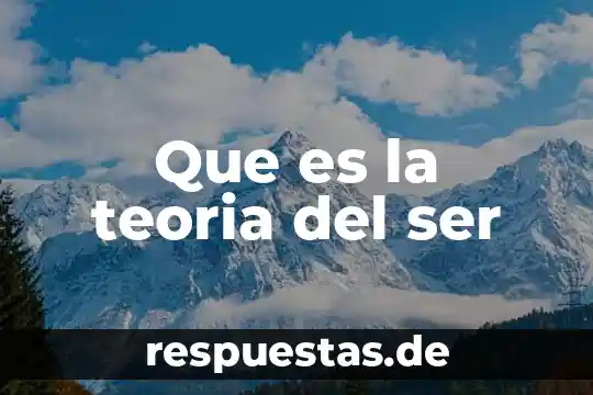 Qué es sanborns antes de ser restaurante 6 Que es la teoria del ser