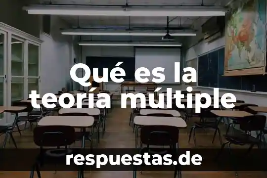 Que es representación social teoria 3 Qué es la teoría múltiple