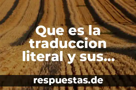 Que es el derecho a la educacion en ingles traduccion 5 Que es la traduccion literal y sus caracteristicas