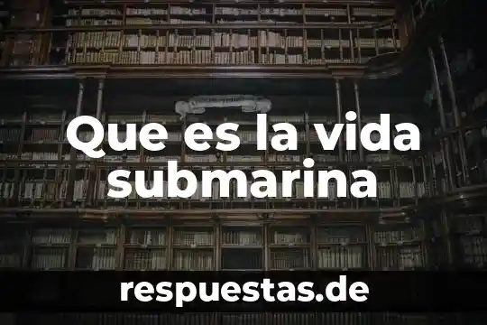Qué es el mandala de la vida 7 Que es la vida submarina