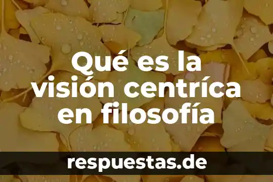 Qué es el silencio en filosofía 6 Qué es la visión centríca en filosofía