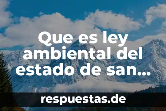 Que es ser periodista segun luis spota 6 Que es ley ambiental del estado de san luis potosi