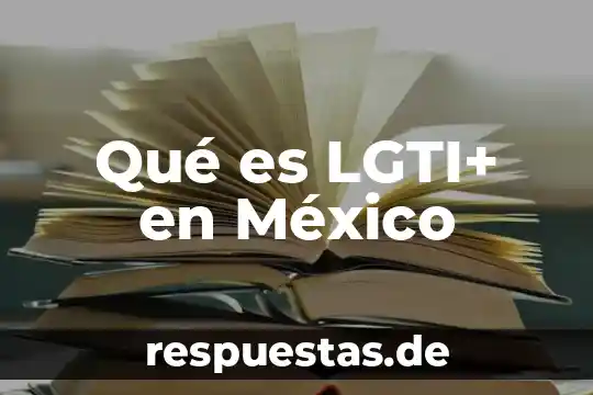 Que es para ti la bandera de mexico 6 Qué es LGTI+ en México