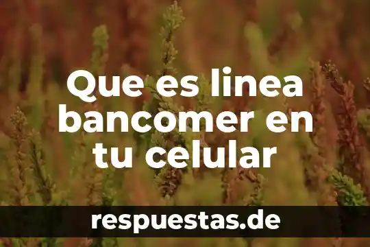 Qué es token móvil celular Bancomer 8 Que es linea bancomer en tu celular