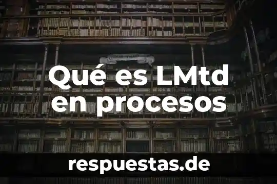 Qué es LMtd en procesos