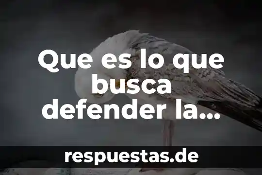 Que es lo que busca defender la comunidad lgbt