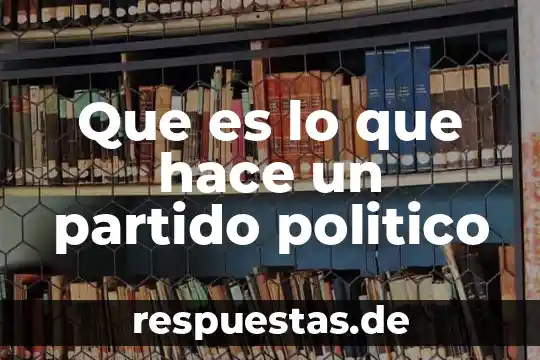 Que es asilo politico en españa 3 Que es lo que hace un partido politico
