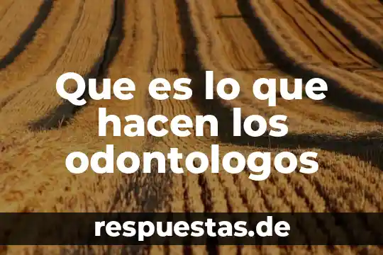 Hacen creer a hombre que es invisible 5 Que es lo que hacen los odontologos