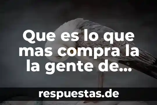 Qué es el significado de astri gente 6 Que es lo que mas compra la la gente de abarrotes