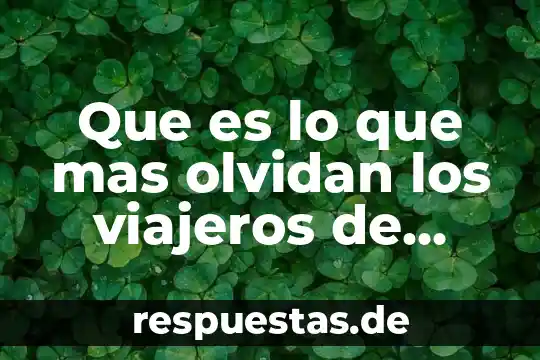 Que es mas un obispo o un arzobispo 6 Que es lo que mas olvidan los viajeros de negocios