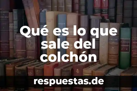 Que es liquido amarillo viscoso que sale de la vagina 7 Qué es lo que sale del colchón