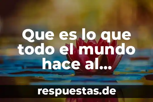 Que es la idea global de un libro 5 Que es lo que todo el mundo hace al despertar