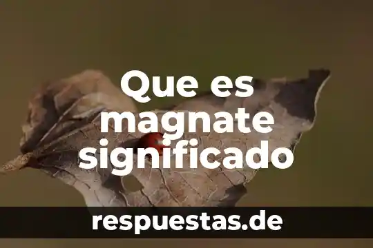 Que es granate significado 6 Que es magnate significado
