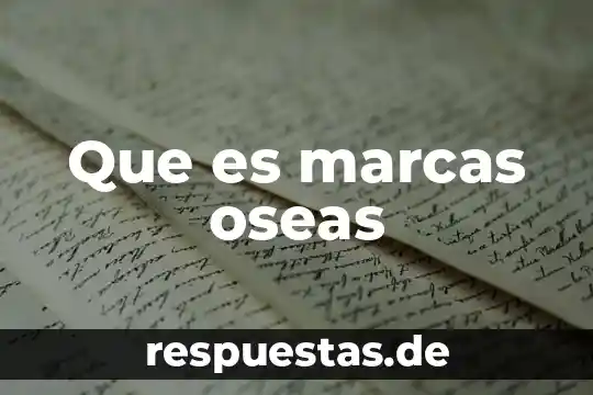 Que es son marcas de pago 5 Que es marcas oseas