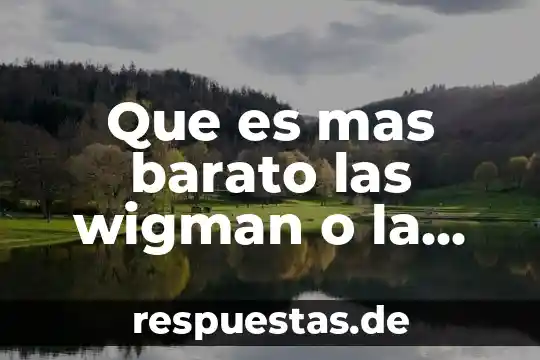 Que es mejor vender caro o barato 5 Que es mas barato las wigman o la imperial