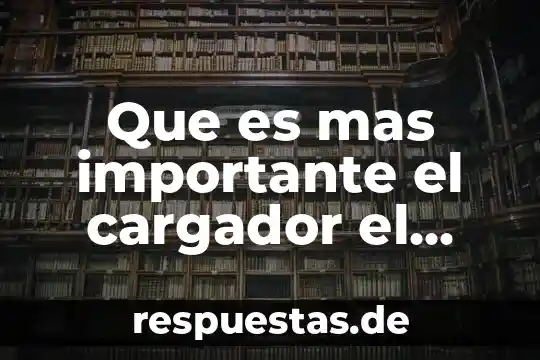 Que es y para que sirve em amperaje 3 Que es mas importante el cargador el voltaje o amperaje