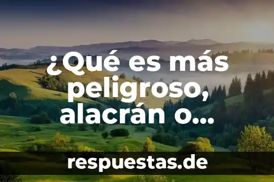 Por que es peligroso sacar el celular en las gasolinera 6 ¿Qué es más peligroso, alacrán o escorpión?