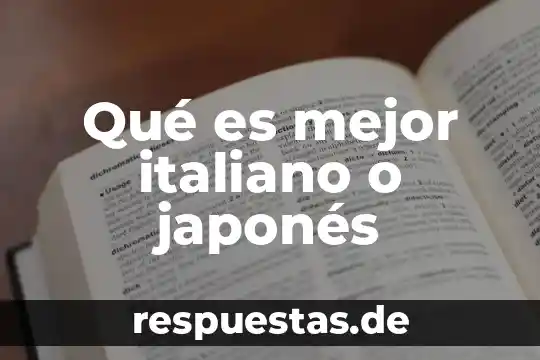 Que es comuna municipal 6 Qué es mejor italiano o japonés