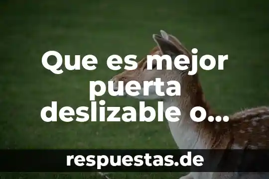 Que es bicondicional concepto 6 Que es mejor puerta deslizable o convencional para dormitorio