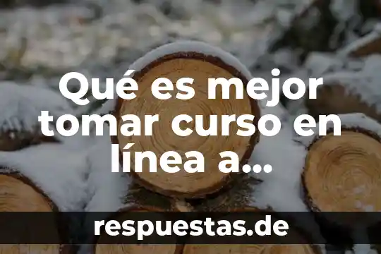 Para el dolor de riñones que es bueno tomar 7 Qué es mejor tomar curso en línea a presencial